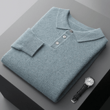 Orion – Cashmere Wool Knit Polo - Hilltop Nord