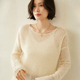 Whisperweft – Cashmere Wool Sweater - Hilltop Nord