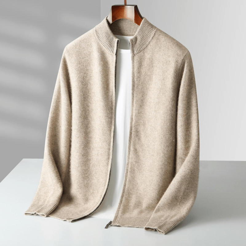 Ezra – Wool Zip - Up Jacket - Hilltop Nord