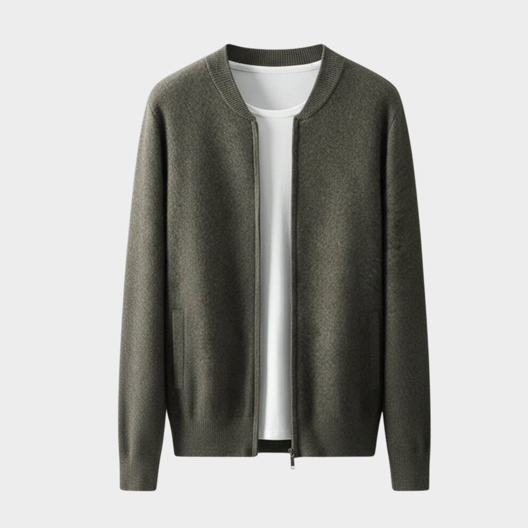 Fairmont - Wool Zip Cardigan - Hilltop Nord