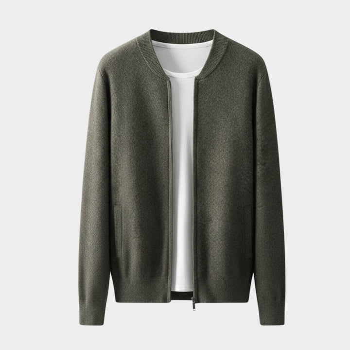 Fairmont - Wool Zip Cardigan - Hilltop Nord