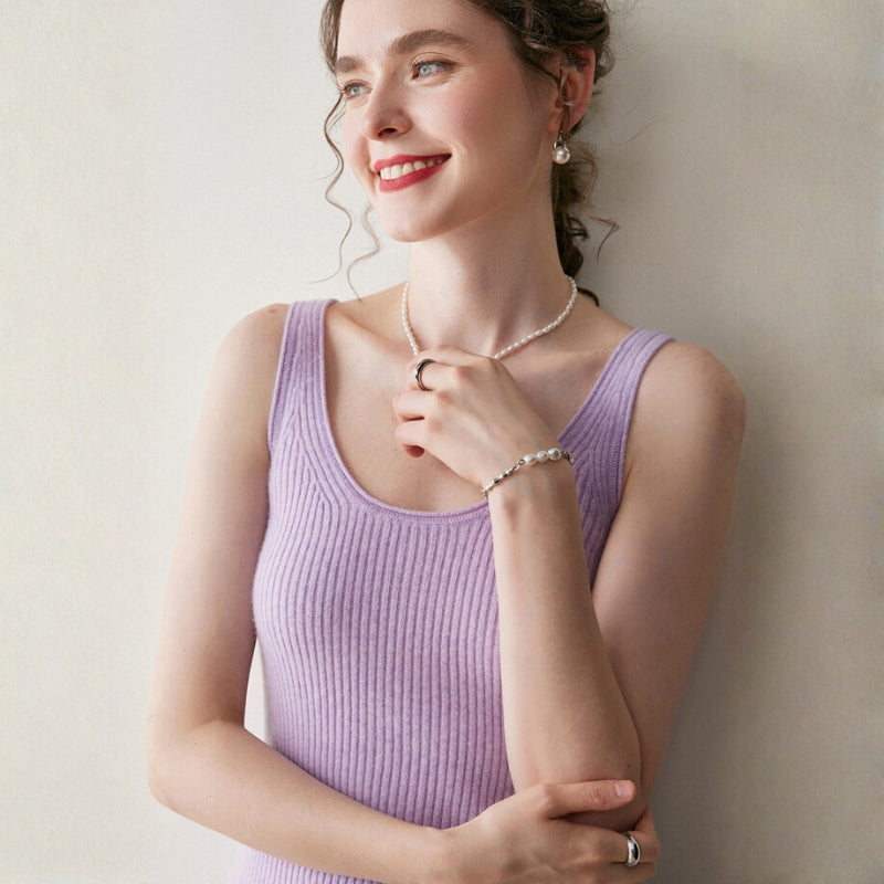 Fiona – Cashmere Wool Tank Top