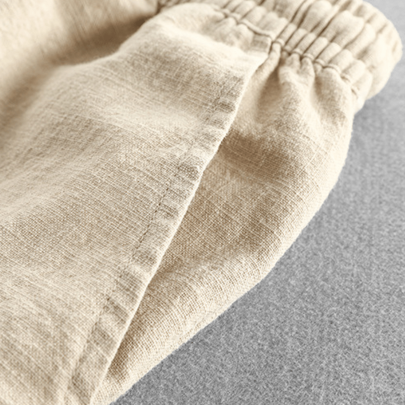 Rivo – Ramie Cropped Pants - Hilltop Nord