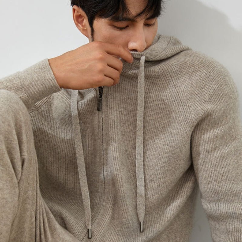 Bluecliff – Cashmere Wool Hoodie - Hilltop Nord
