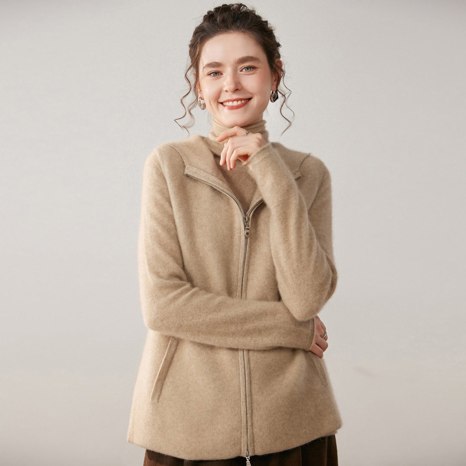 Emberford – Cashmere Wool Hooded Vest - Hilltop Nord