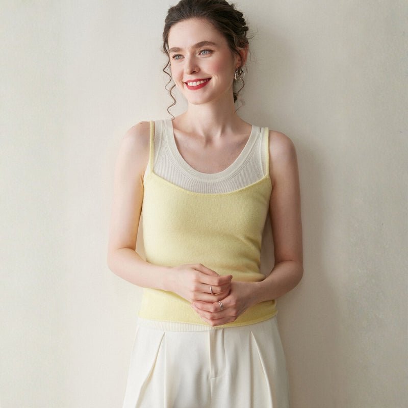 Softveil – Cashmere Wool Camisole - Hilltop Nord