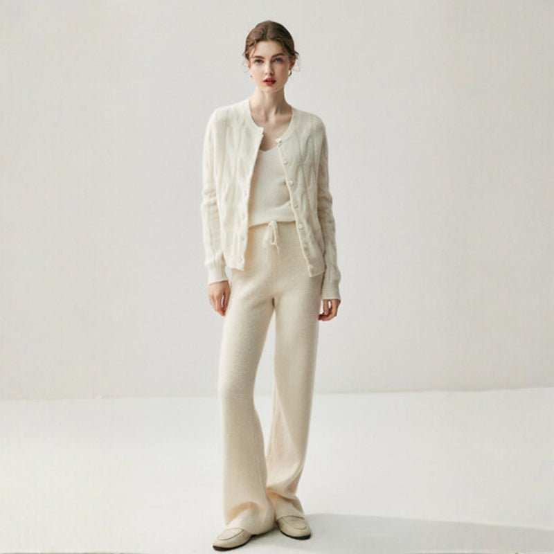 Ridgecable – Cashmere Wool Cardigan - Hilltop Nord