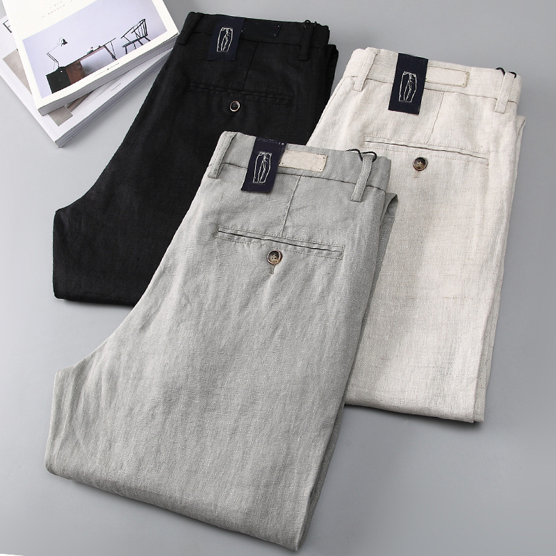 Brayden – Tapered Linen Pants