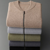 Dunley – Cashmere Wool Zip - Up Jacket - Hilltop Nord