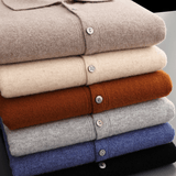 Sanford - Wool Button - Up Polo Cardigan - Hilltop Nord