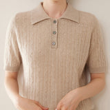 Solstice – Cashmere Wool Polo - Hilltop Nord