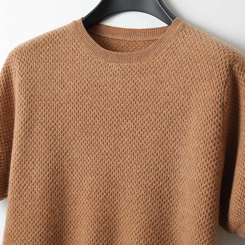Crestwood - Wool Textured Knit Tee - Hilltop Nord