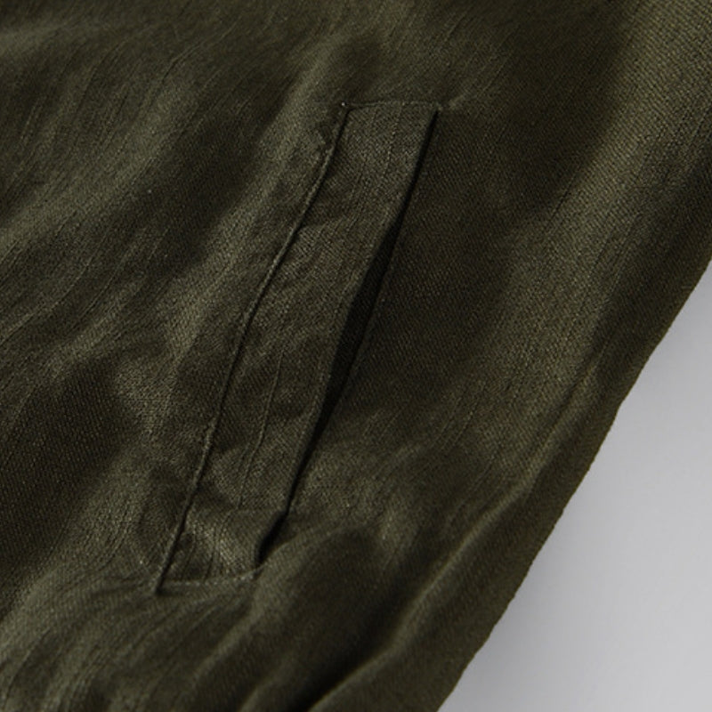 Westcliff – Linen Zip Up Jacket