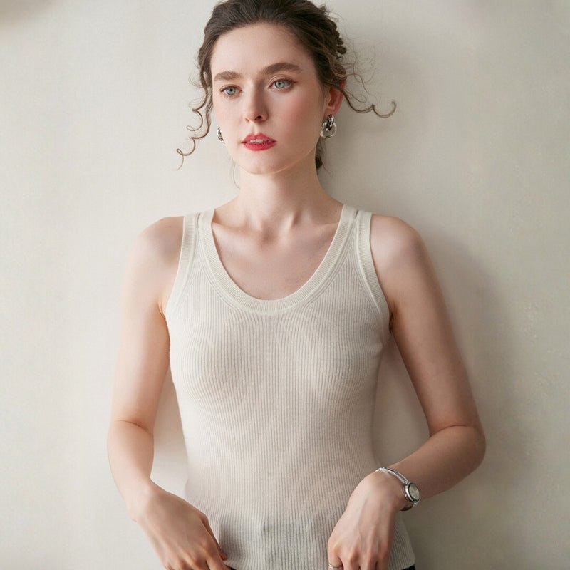 Terrathread – Cashmere Wool Tank Top - Hilltop Nord