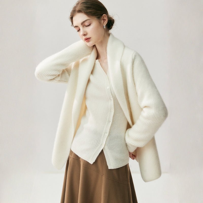 Veilridge – Cashmere Wool Cardigan - Hilltop Nord