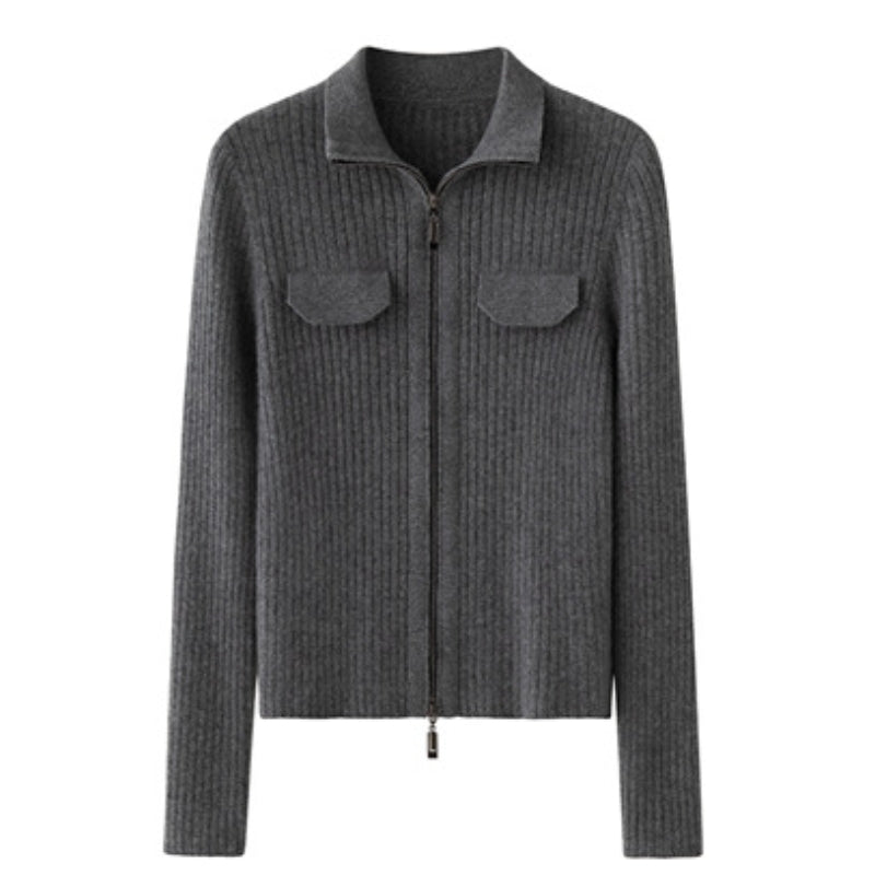 Calista – Cashmere Wool Cardigan - Hilltop Nord