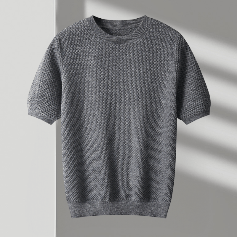 Crestwood - Wool Textured Knit Tee - Hilltop Nord