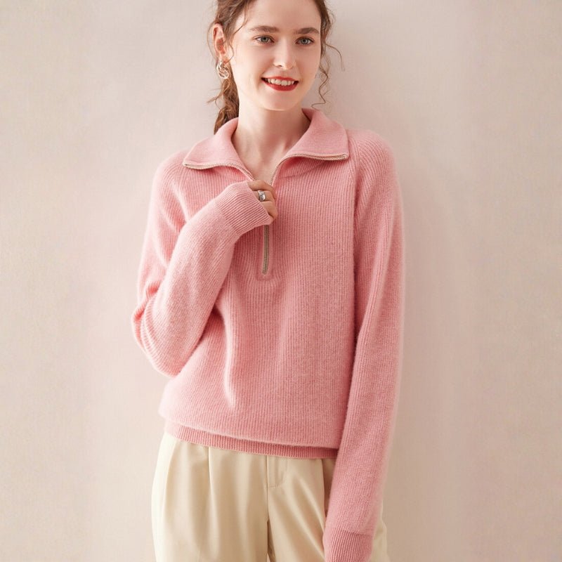 Windrift – Wool Half - Zip Sweater - Hilltop Nord