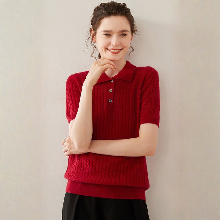 Driftknot – Cashmere Wool Polo - Hilltop Nord