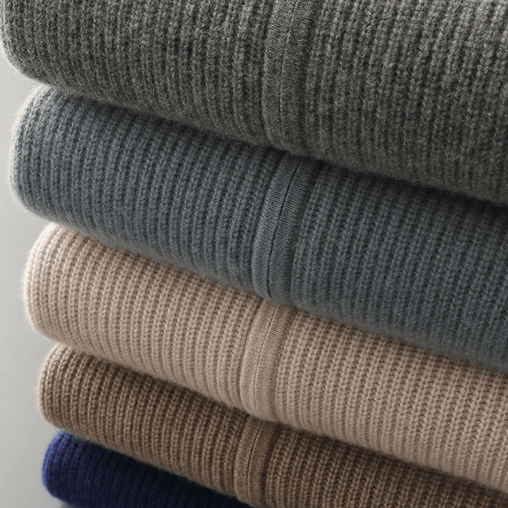 Northwood - Cashmere Wool Ribbed Jacket - Hilltop Nord