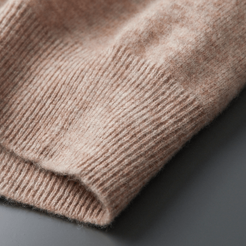 Theo – Wool Knit Polo - Hilltop Nord