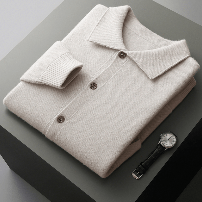 Hawthorne - Wool Button - Up Cardigan - Hilltop Nord