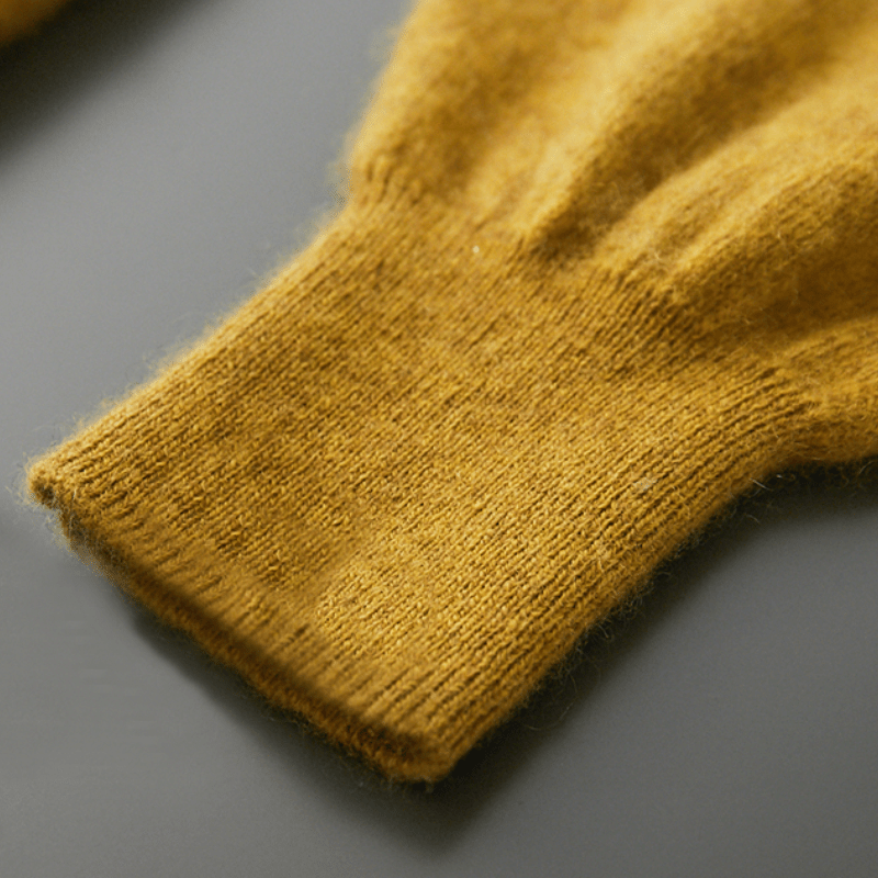 Rowan – Cashmere Wool Mock Neck Sweater - Hilltop Nord