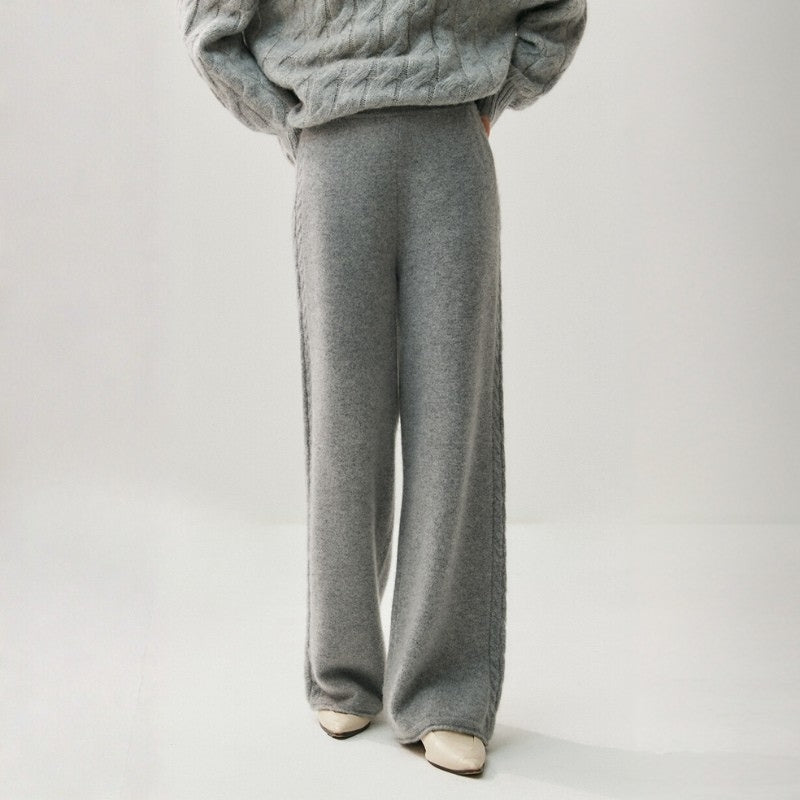 Slopehaven – Cashmere Wool Pants - Hilltop Nord