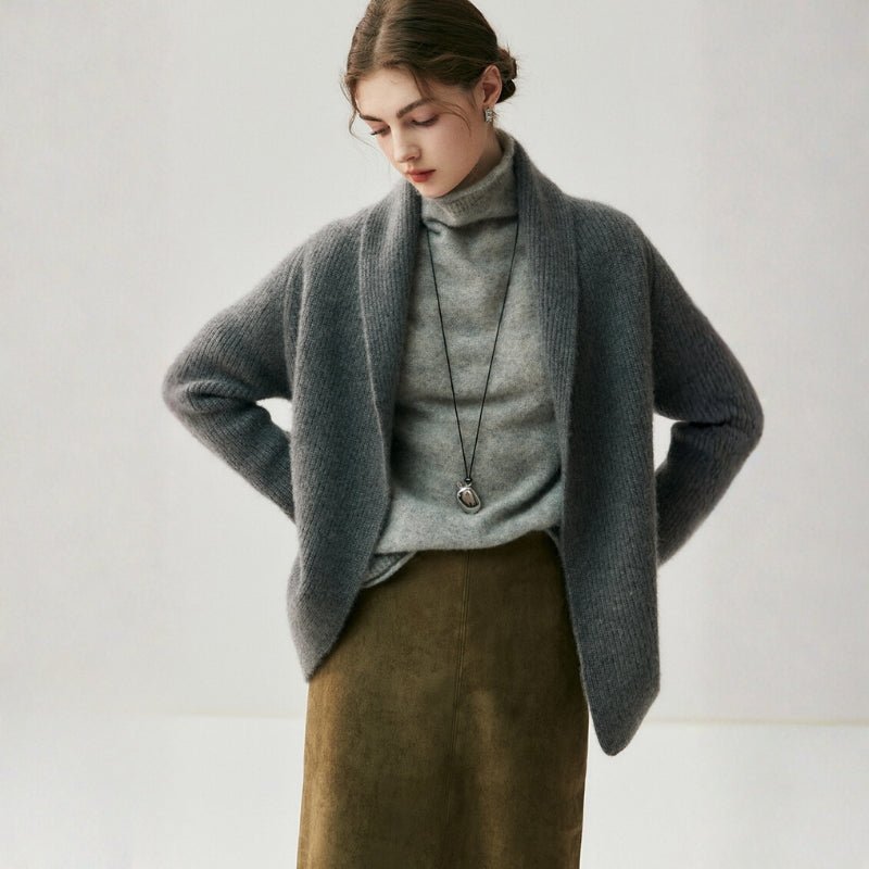 Veilridge – Cashmere Wool Cardigan - Hilltop Nord