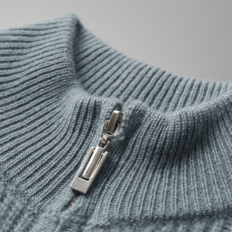 Northwood - Cashmere Wool Ribbed Jacket - Hilltop Nord