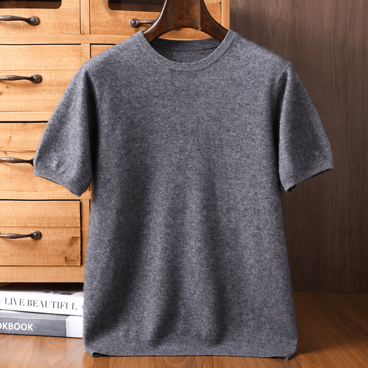 Haven - Wool Crewneck Tee - Hilltop Nord
