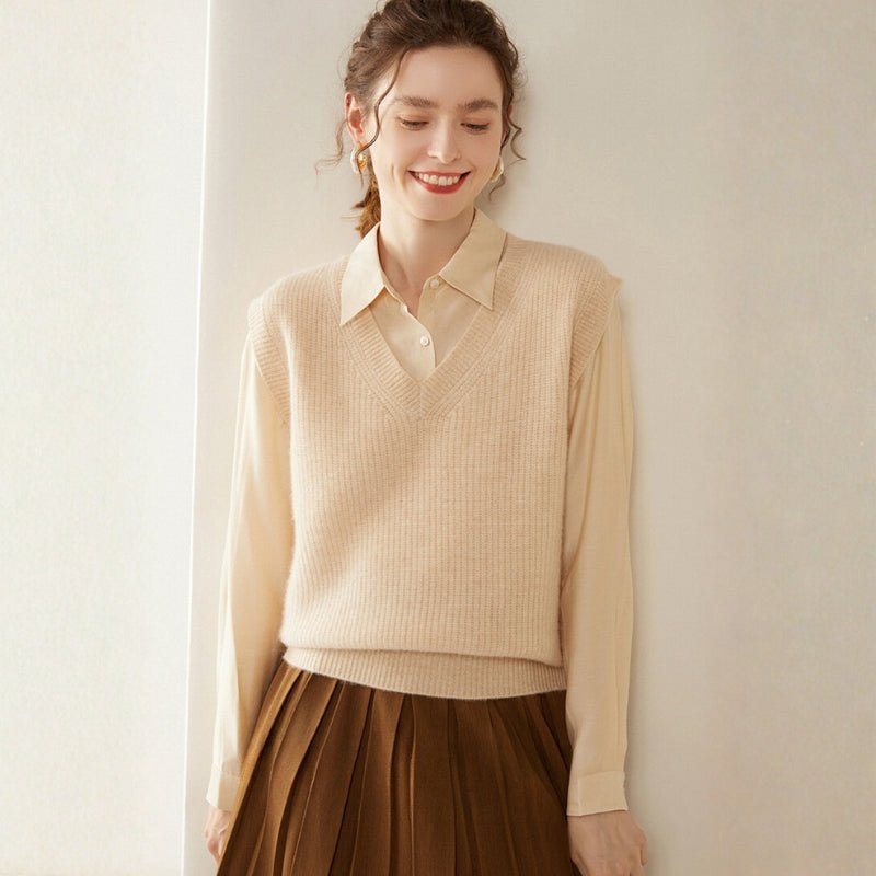 Hearth – Cashmere Wool Vest - Hilltop Nord