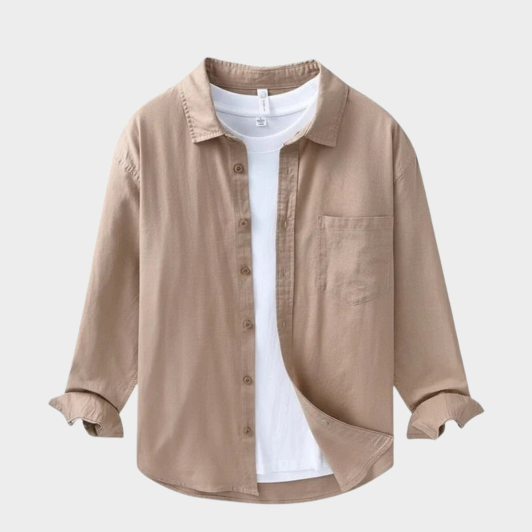 Coastline - Linen Button - Up - Hilltop Nord