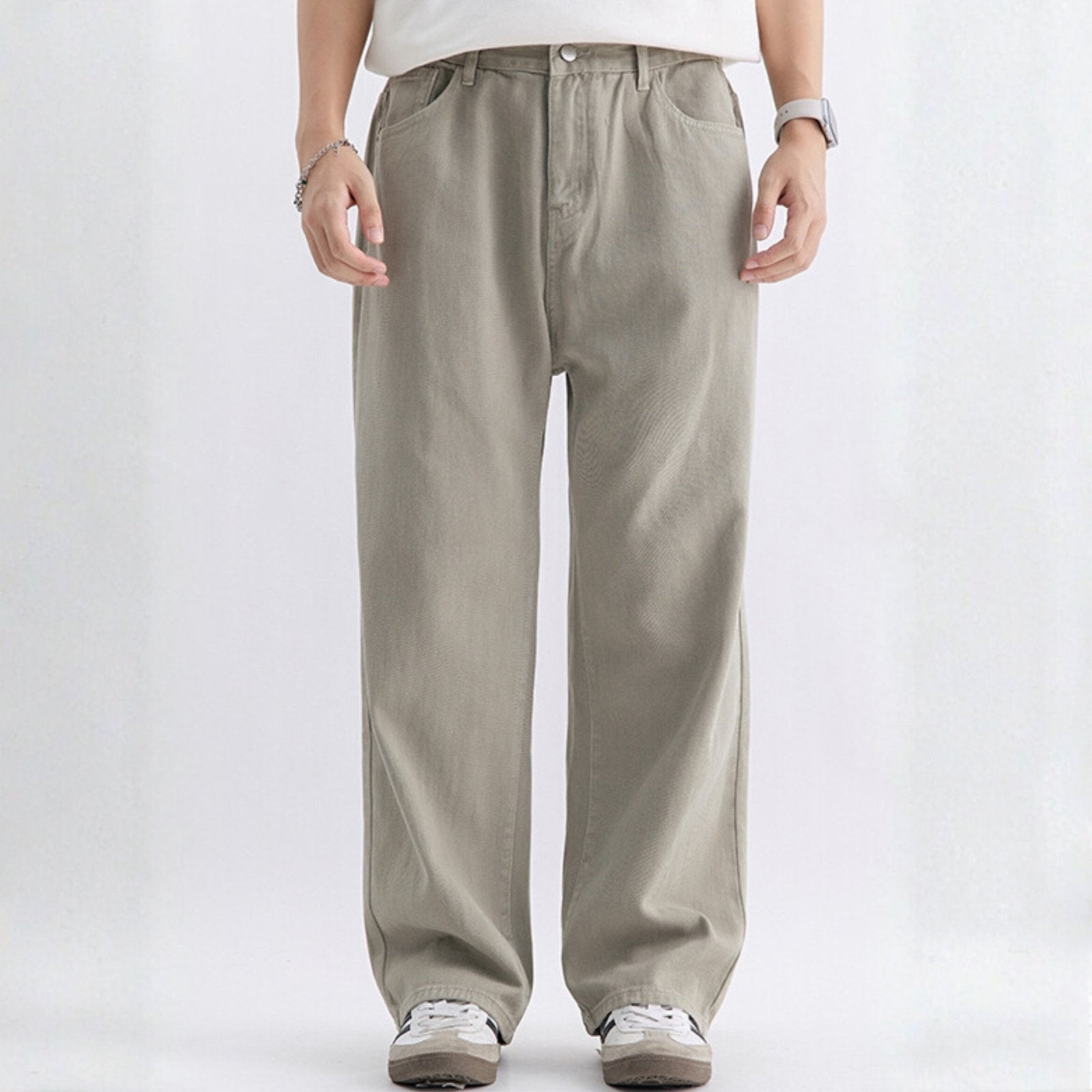 Solridge – Cotton Wide - Leg Pants - Hilltop Nord