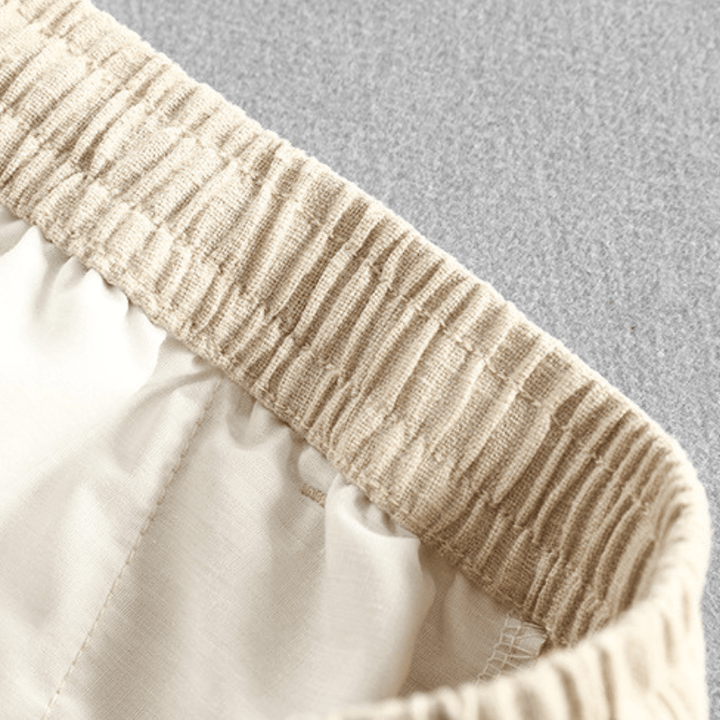 Rivo – Ramie Cropped Pants - Hilltop Nord