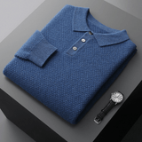 Orion – Cashmere Wool Knit Polo - Hilltop Nord