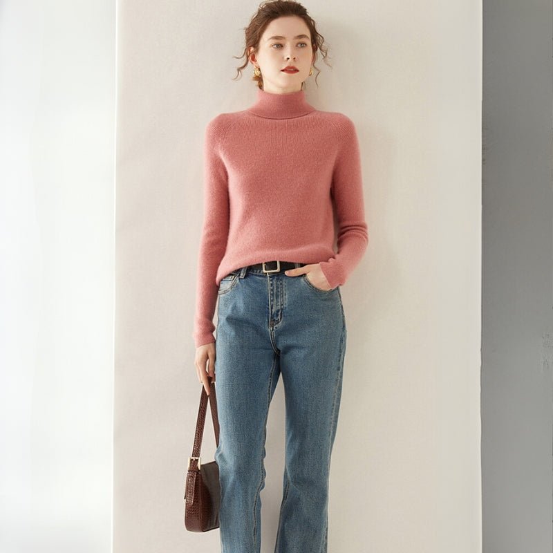 Bloom – Cashmere Turtleneck Sweater - Hilltop Nord