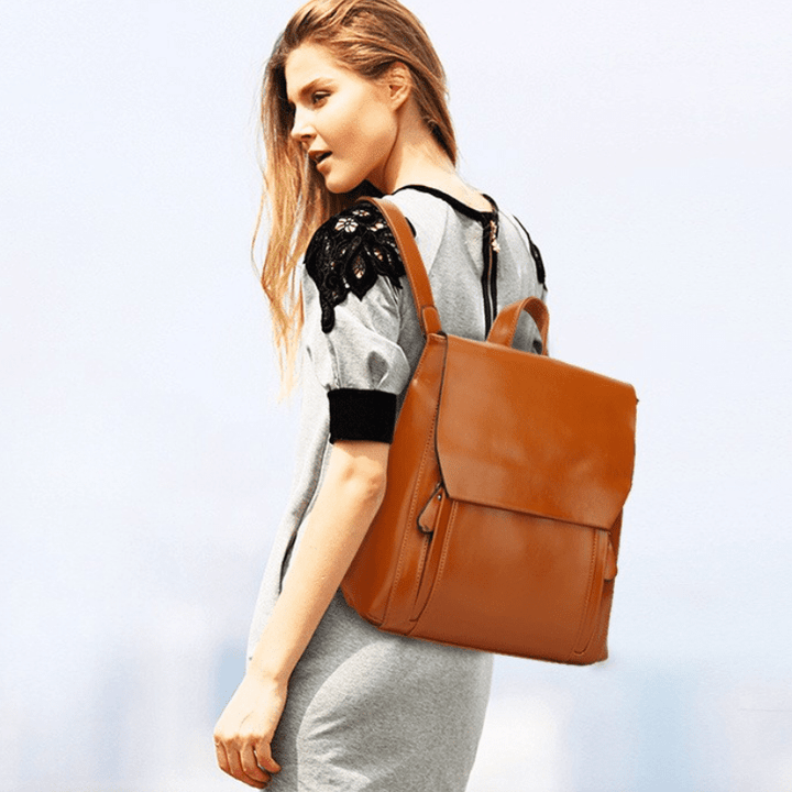 Briselle – Leather Backpack - Hilltop Nord