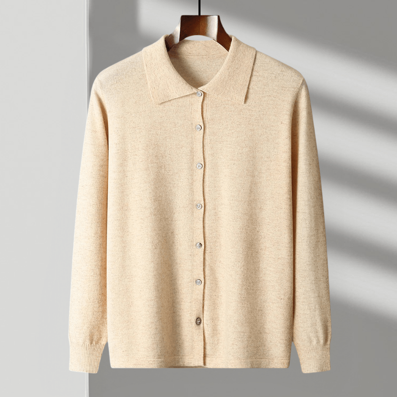 Sanford - Wool Button - Up Polo Cardigan - Hilltop Nord