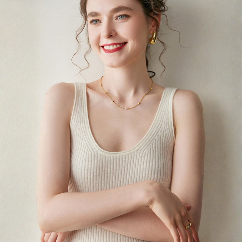 Fiona – Cashmere Wool Tank Top