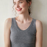 Terrathread – Cashmere Wool Tank Top - Hilltop Nord