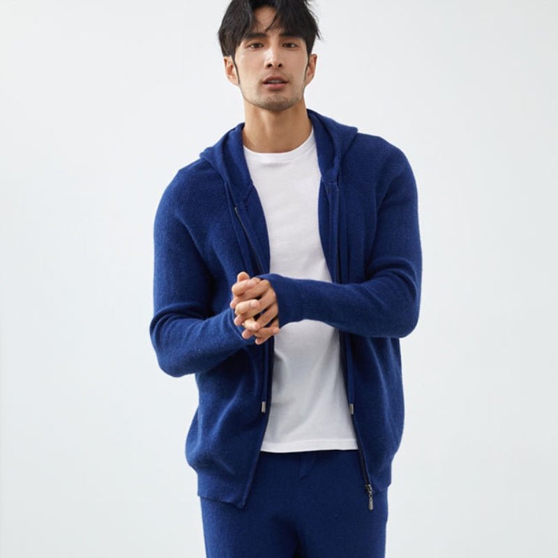 Bluecliff – Cashmere Wool Hoodie - Hilltop Nord