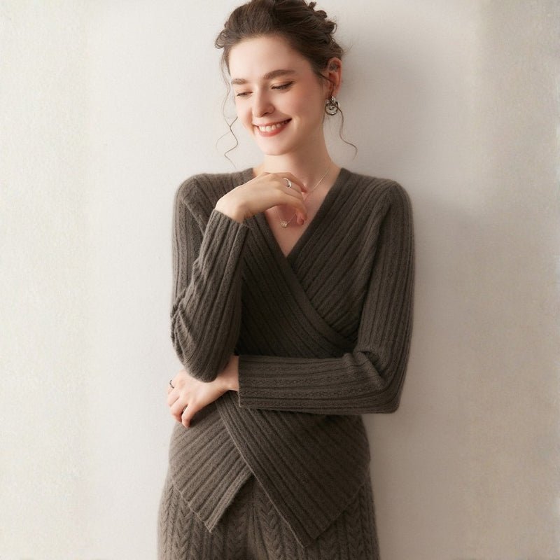 Crossveil – Cashmere Wool Top - Hilltop Nord