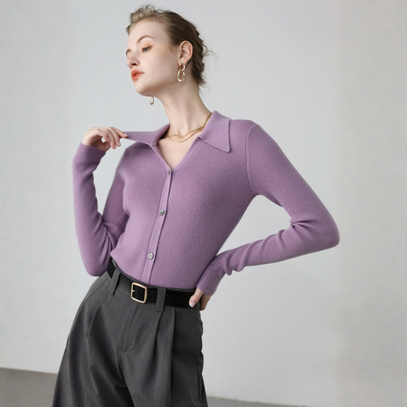 Seraphina – Cashmere Wool Cardigan