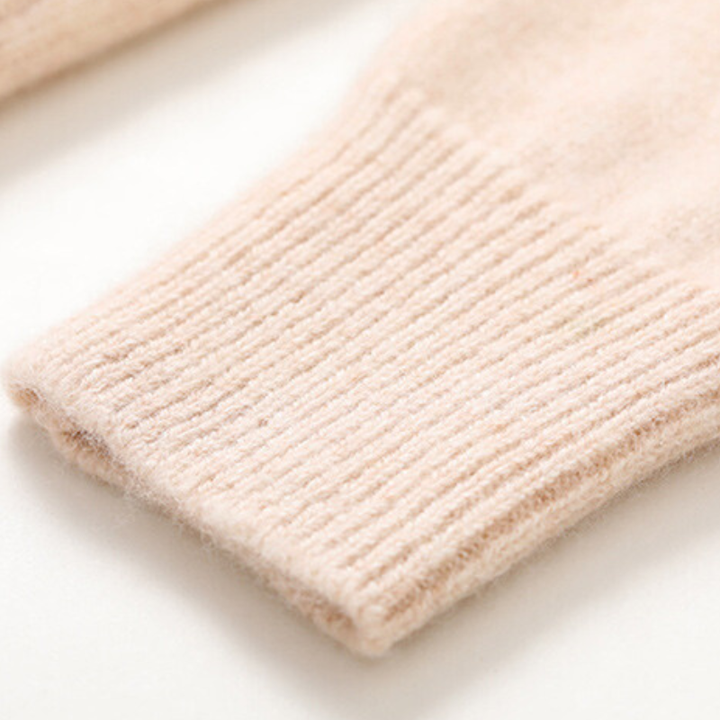 Arlo - Cashmere Wool Mock Neck Sweater