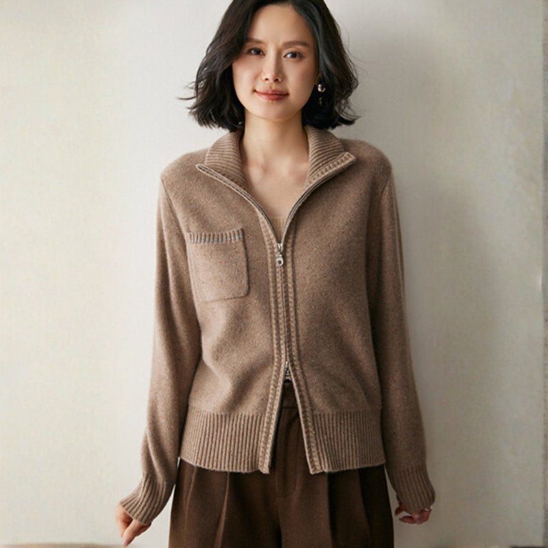 Wovengale – Cashmere Wool Cardigan - Hilltop Nord