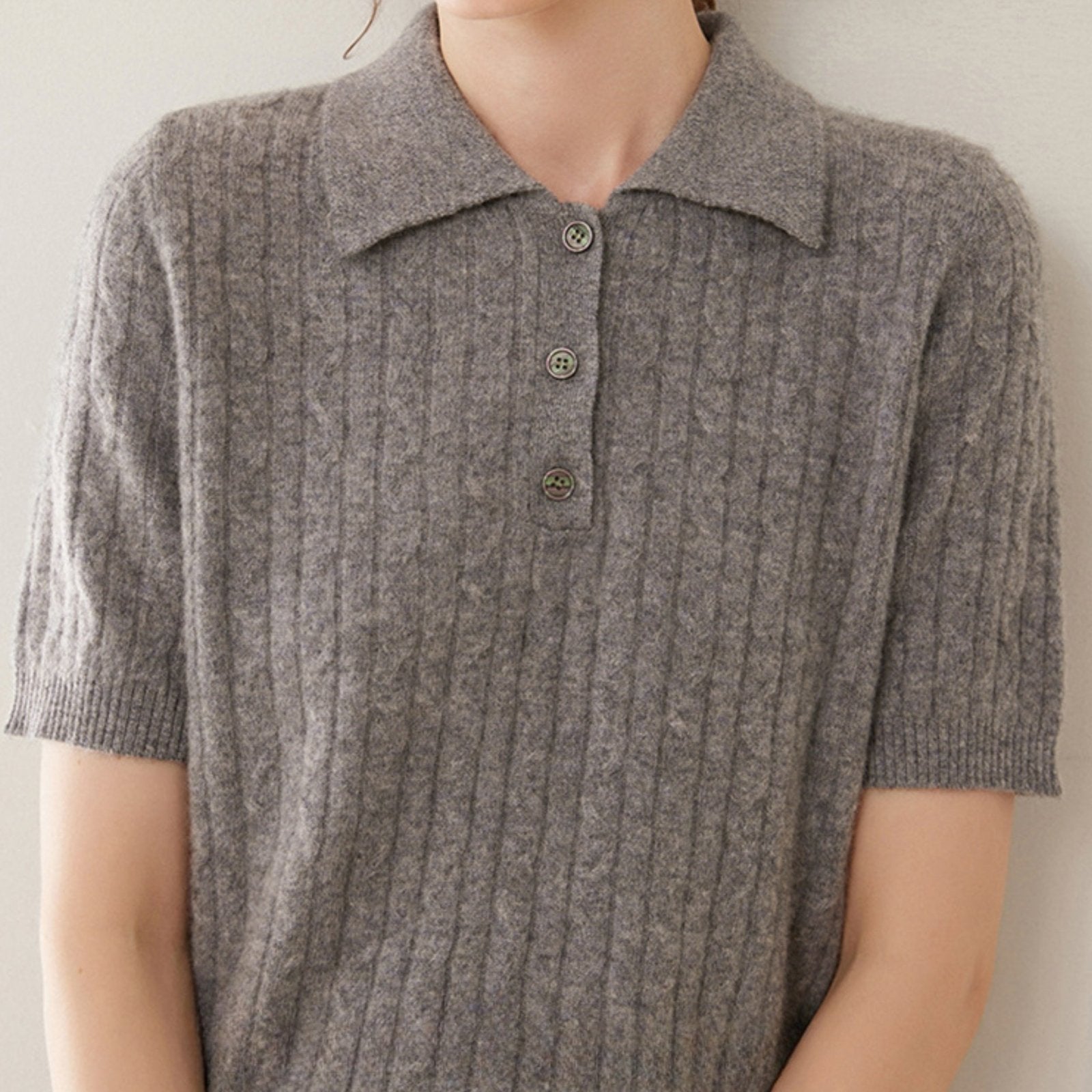 Solstice – Cashmere Wool Polo - Hilltop Nord