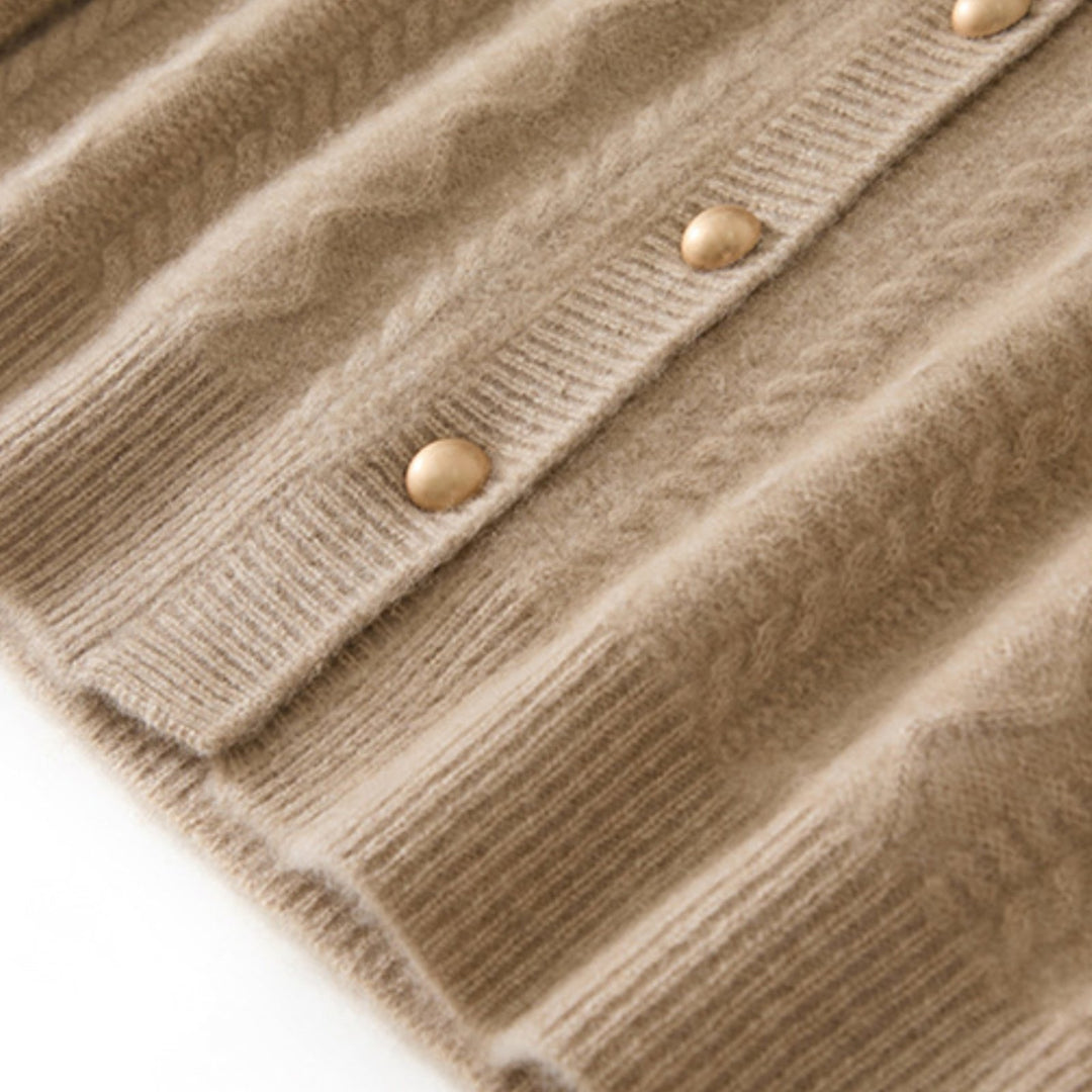 Wavecrest – Cashmere Wool Cardigan - Hilltop Nord