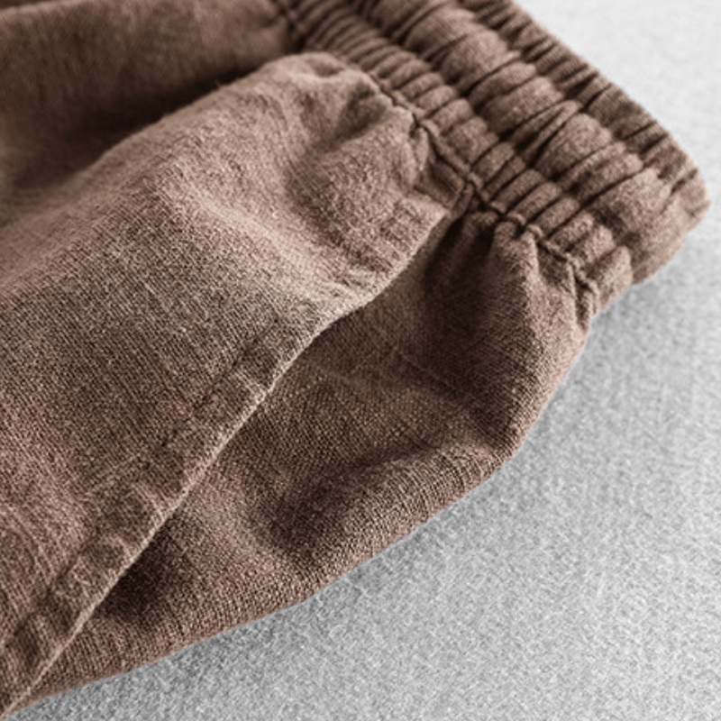 Rivo – Ramie Cropped Pants - Hilltop Nord