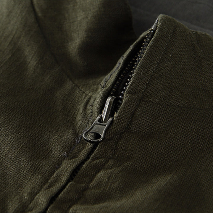 Westcliff – Linen Zip Up Jacket